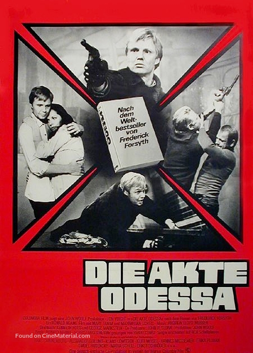The Odessa File - German Movie Poster