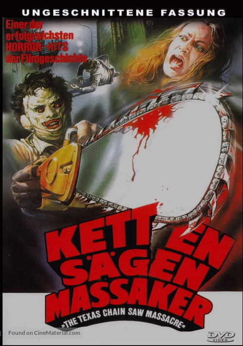 The Texas Chain Saw Massacre - German DVD movie cover