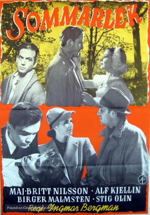 Sommarlek - Swedish Movie Poster