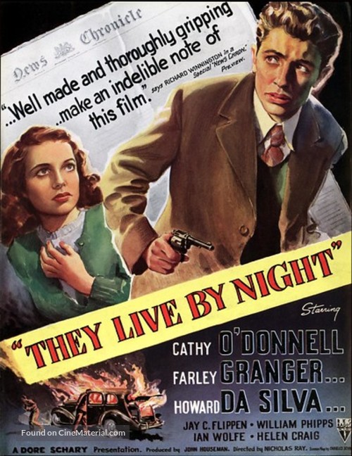 They Live by Night - Movie Cover