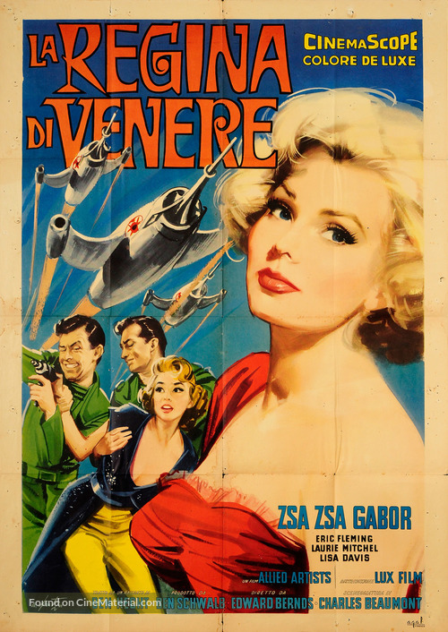 Queen of Outer Space - Italian Movie Poster