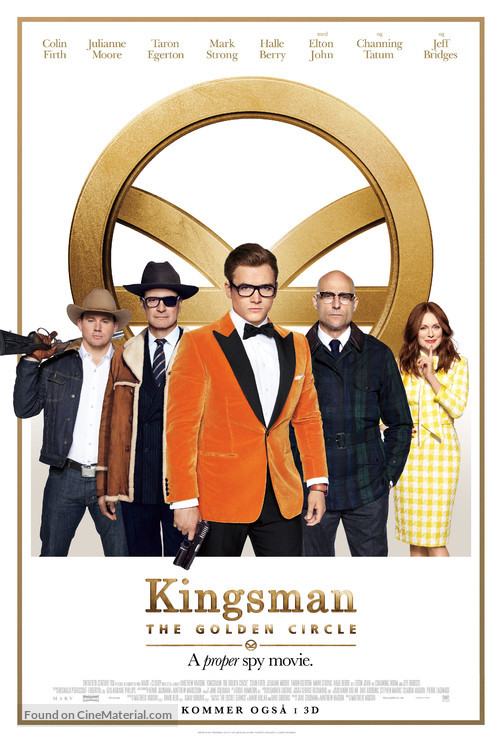 Kingsman: The Golden Circle - Danish Movie Poster