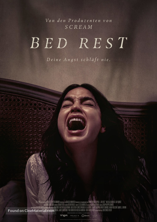 Bed Rest - German Movie Poster