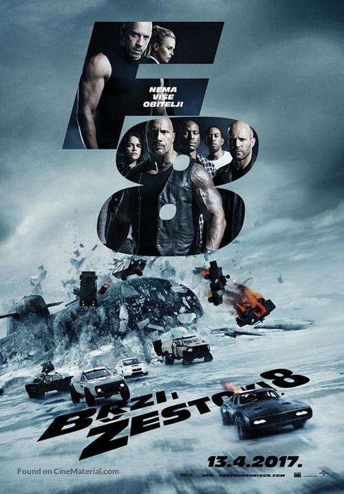 The Fate of the Furious - Croatian Movie Poster