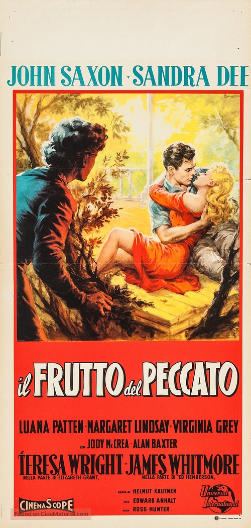 The Restless Years - Italian Movie Poster