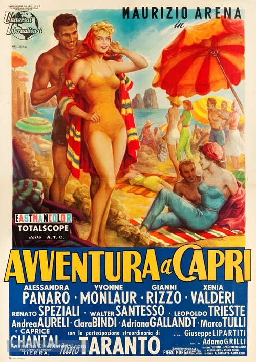 Avventura a Capri - Italian Movie Poster