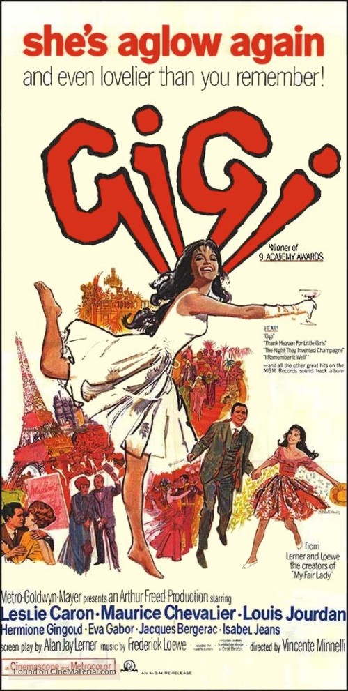 Gigi - Australian Movie Poster