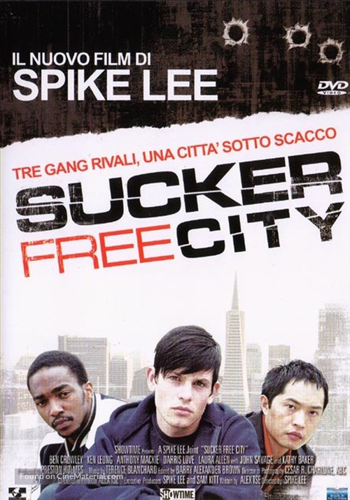 Sucker Free City - Italian DVD movie cover