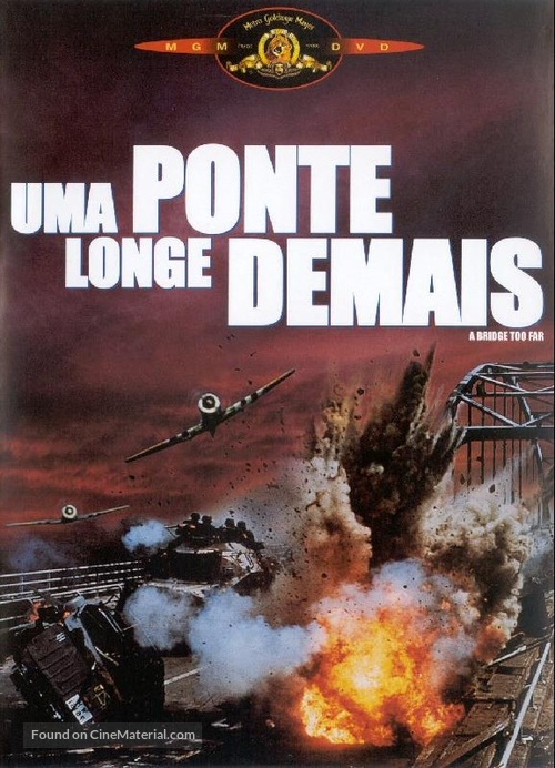 A Bridge Too Far - Portuguese DVD movie cover