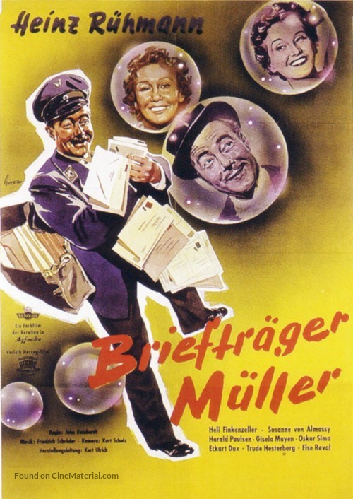Brieftr&auml;ger M&uuml;ller - German Movie Poster