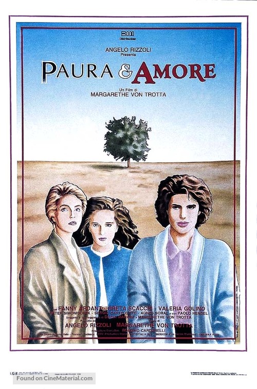 Paura e amore - Italian Movie Poster