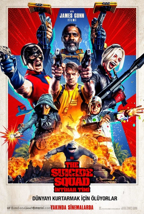 The Suicide Squad - Turkish Movie Poster