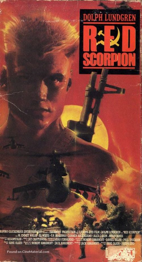 Red Scorpion - Argentinian VHS movie cover