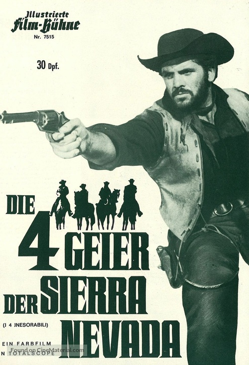 I quattro inesorabili - German poster