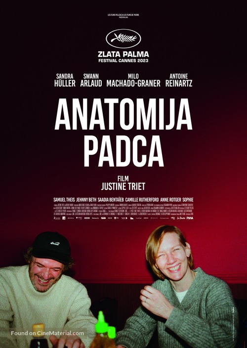 Anatomie d&#039;une chute - Slovenian Movie Poster