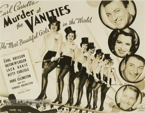 Murder at the Vanities - poster