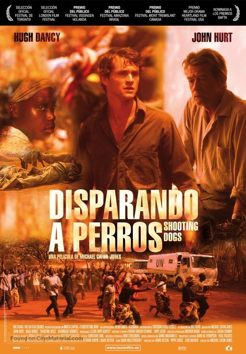 Shooting Dogs - Spanish Movie Poster