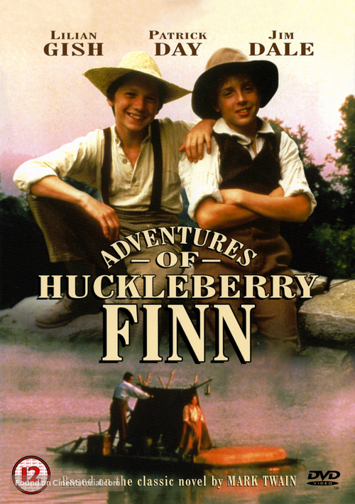 Adventures of Huckleberry Finn - British DVD movie cover