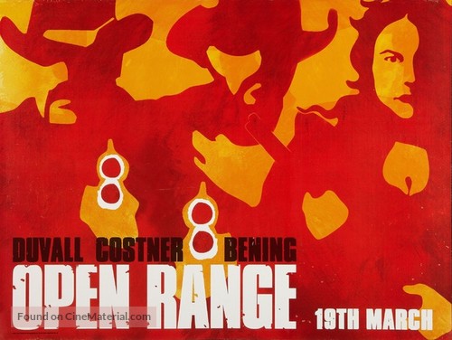 Open Range - British Movie Poster