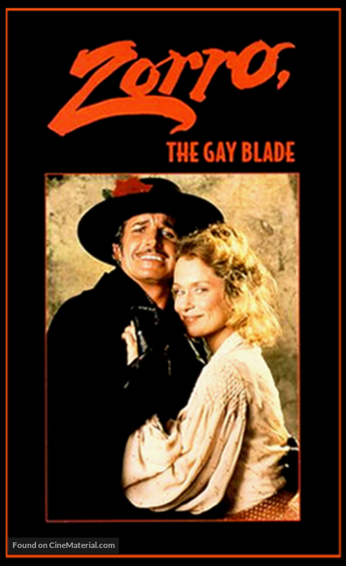 Zorro, the Gay Blade - VHS movie cover