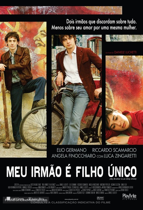 Mio fratello &eacute; figlio unico - Brazilian Movie Poster