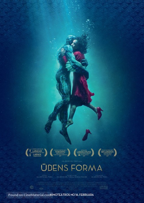 The Shape of Water - Latvian Movie Poster