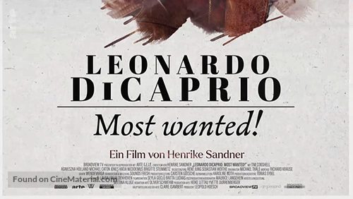 Leonardo DiCaprio: Most Wanted! - German Movie Poster