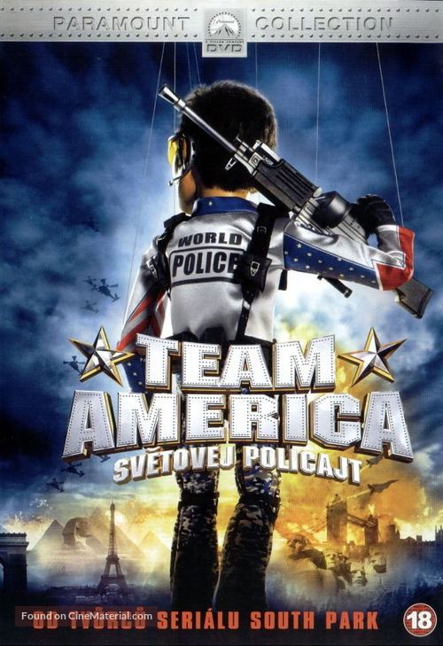 Team America: World Police - Czech DVD movie cover