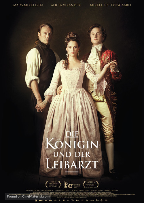 En kongelig aff&aelig;re - German Movie Poster