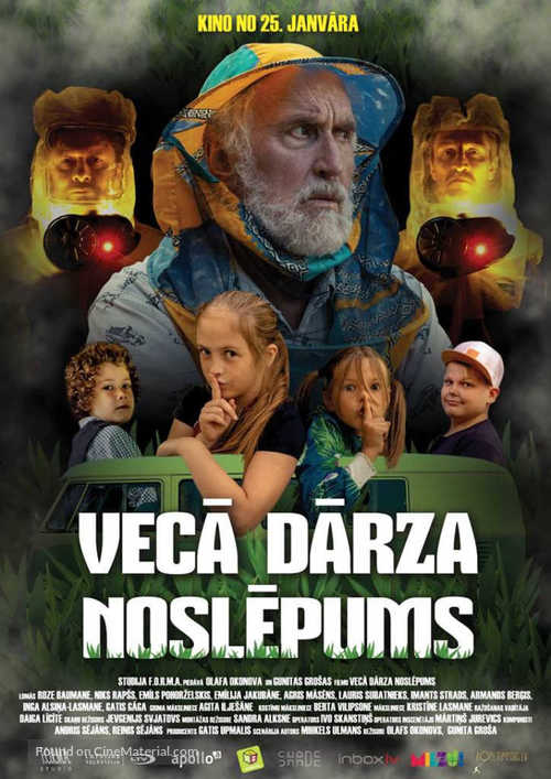 Mystery of the Old Garden - Latvian Movie Poster