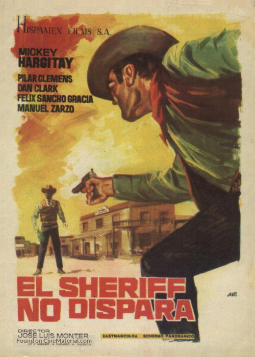 Lo sceriffo che non spara - Spanish Movie Poster