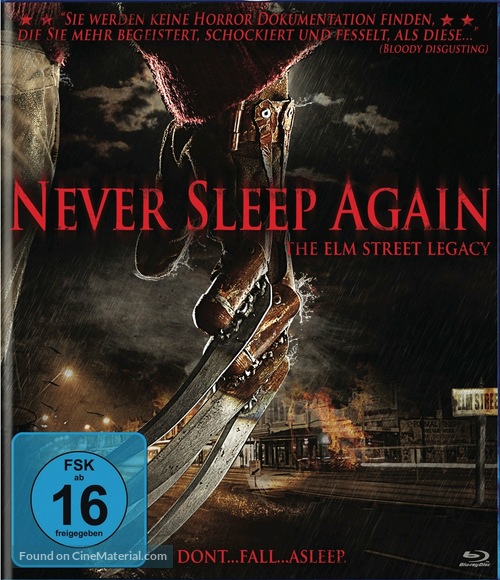 Never Sleep Again: The Elm Street Legacy - German Blu-Ray movie cover