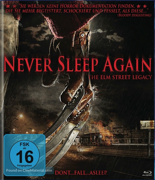 Never Sleep Again: The Elm Street Legacy - German Blu-Ray movie cover