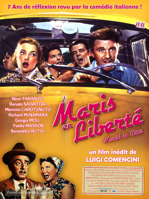 Mariti in citt&agrave; - French Movie Poster