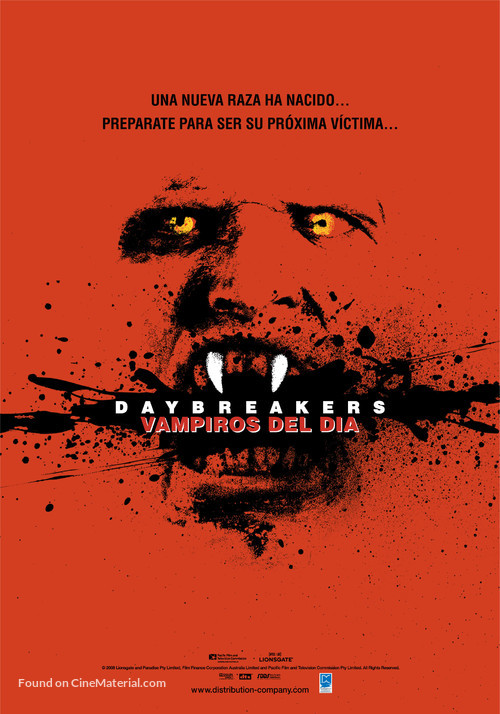 Daybreakers - Argentinian Movie Poster