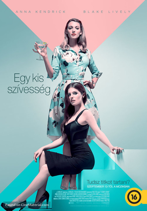 A Simple Favor - Hungarian Movie Poster