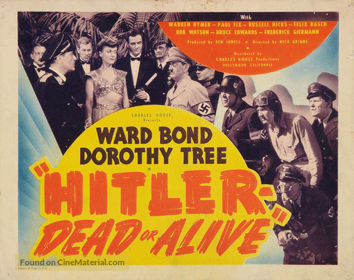 Hitler--Dead or Alive - Movie Poster