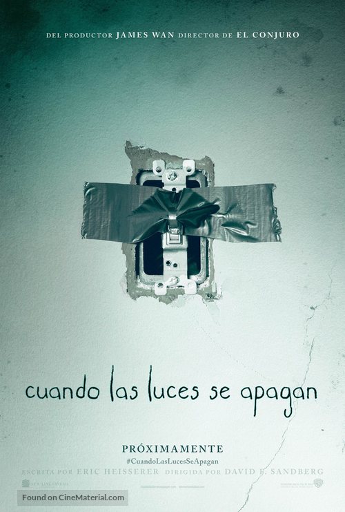 Lights Out - Mexican Movie Poster