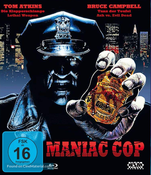 Maniac Cop - German Movie Cover