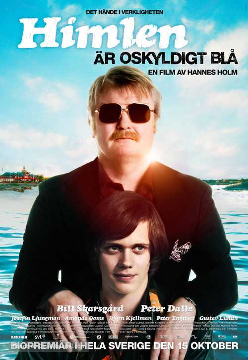 Himlen &auml;r oskyldigt bl&aring; - Swedish Movie Poster