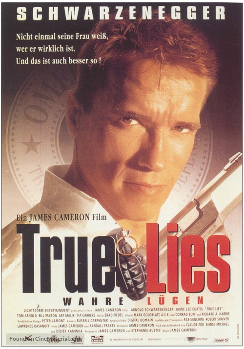 True Lies - German Movie Poster