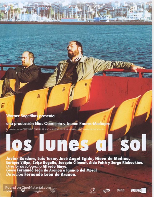 Los lunes al sol - Spanish Movie Poster