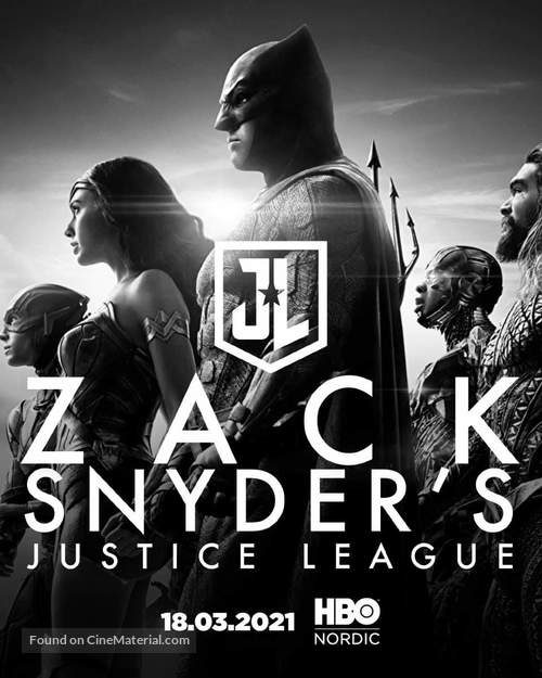 Zack Snyder&#039;s Justice League - Norwegian Movie Poster