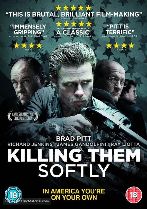 Killing Them Softly - British DVD movie cover