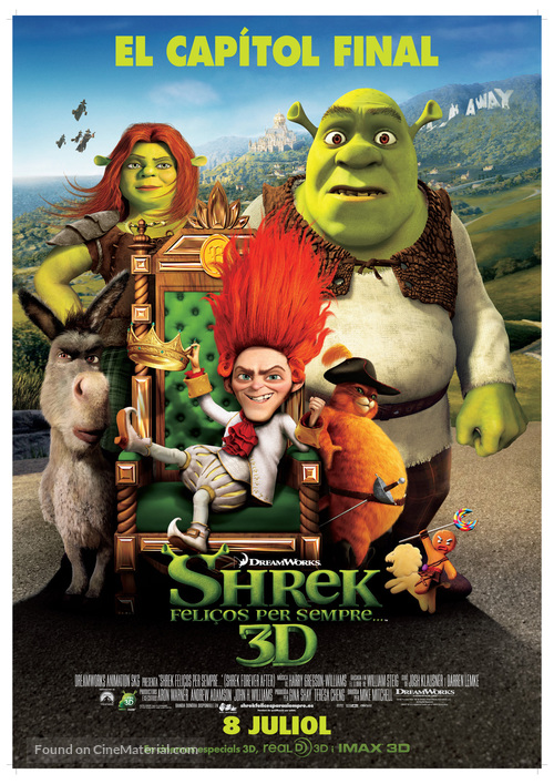 Shrek Forever After - Andorran Movie Poster