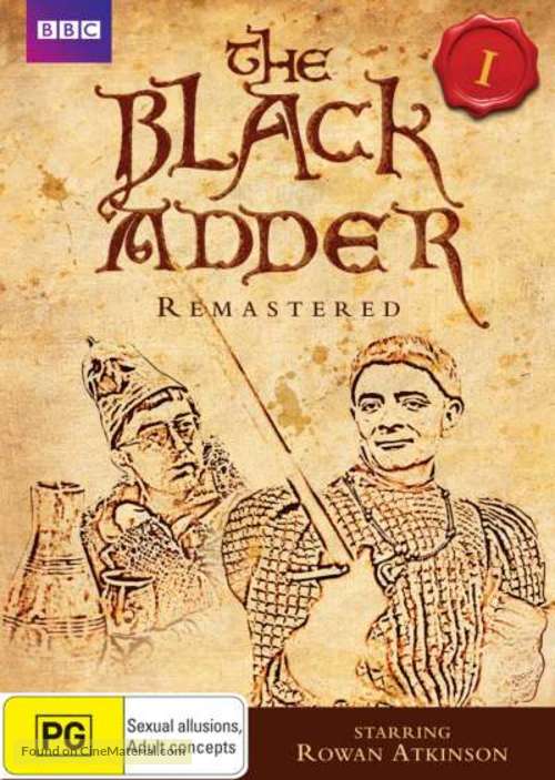 &quot;The Black Adder&quot; - Australian DVD movie cover