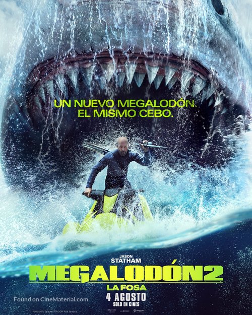 Meg 2: The Trench - Spanish Movie Poster