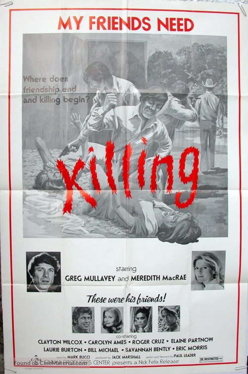 My Friends Need Killing - Movie Poster