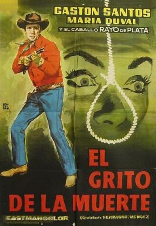 El grito de la muerte - Mexican Movie Poster