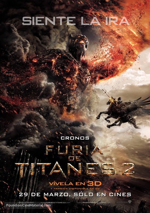 Wrath of the Titans - Chilean Movie Poster